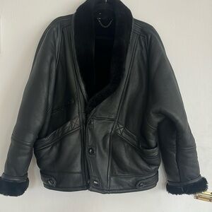 Vintage Italian Leather Coat